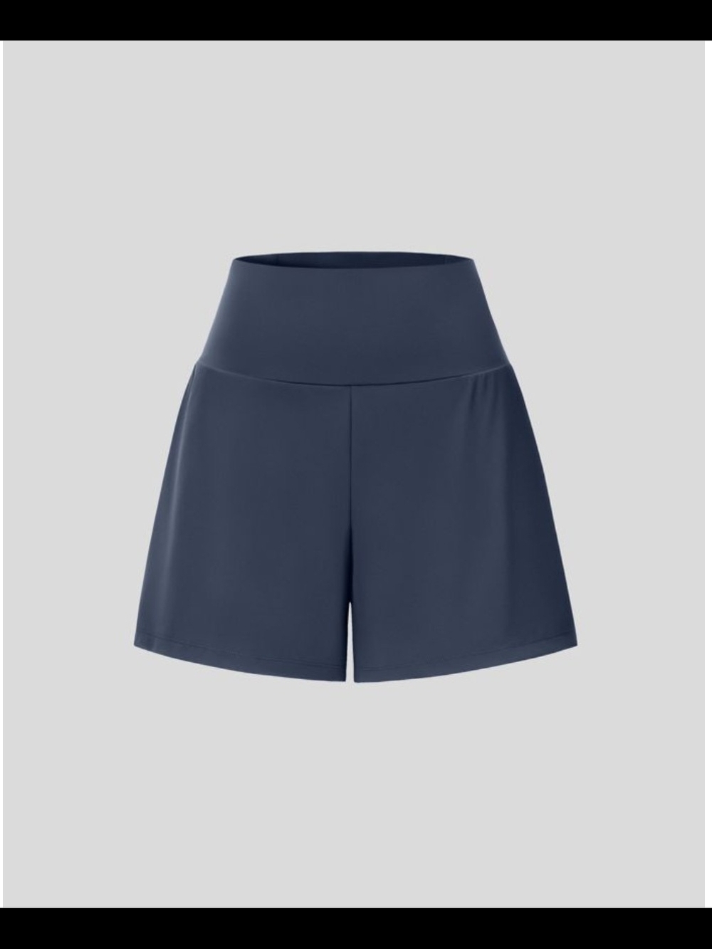 NWT Size Large HALARA High-Waist Navy Performance Shorts - Picture 8 of 9